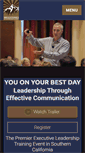 Mobile Screenshot of milestonesinleadership.com